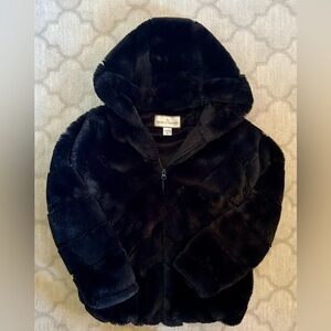 American Widgeon Girls Faux Fur Coat Size 8